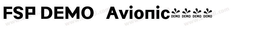 FSP DEMO   Avionic字体转换